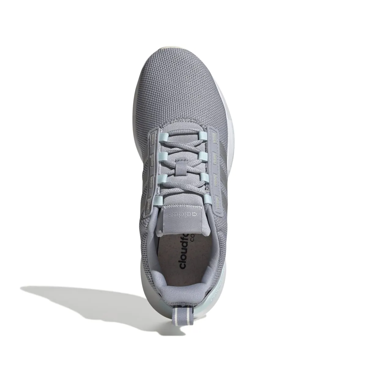 ADIDAS GX4202 RACER TR21 WMN'S (Medium) Silver/Silver/Grey Leather & Textile Running Shoes