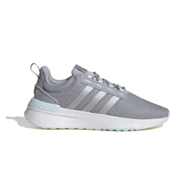 ADIDAS GX4202 RACER TR21 WMN'S (Medium) Silver/Silver/Grey Leather & Textile Running Shoes