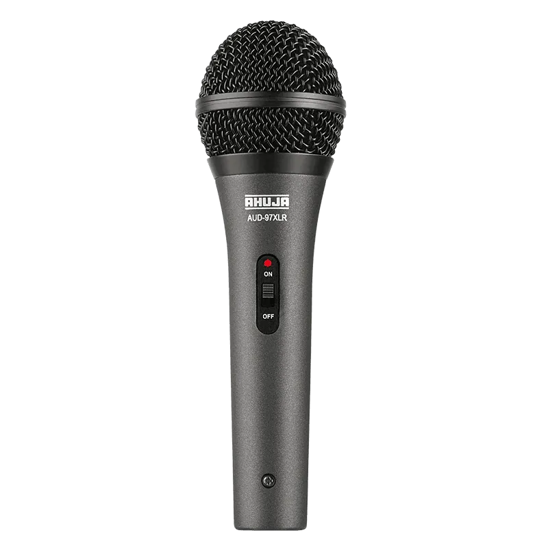 Ahuja AUD97XLR Microphone Wired Dynamic Unidirectional w/ 6Mtr Cable