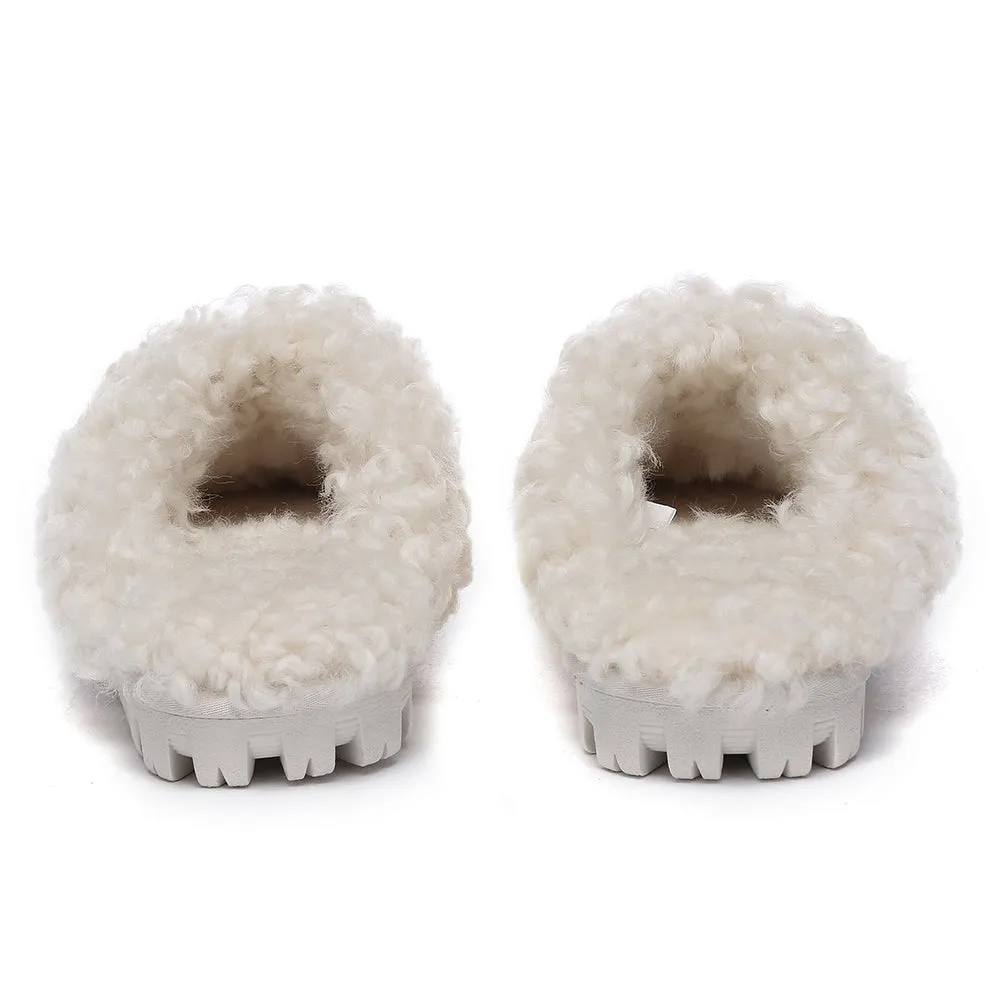 AUSTRALIAN SHEPHERD UGG Slipper Double Faced Sheepskin Waffle Curly #AS2064