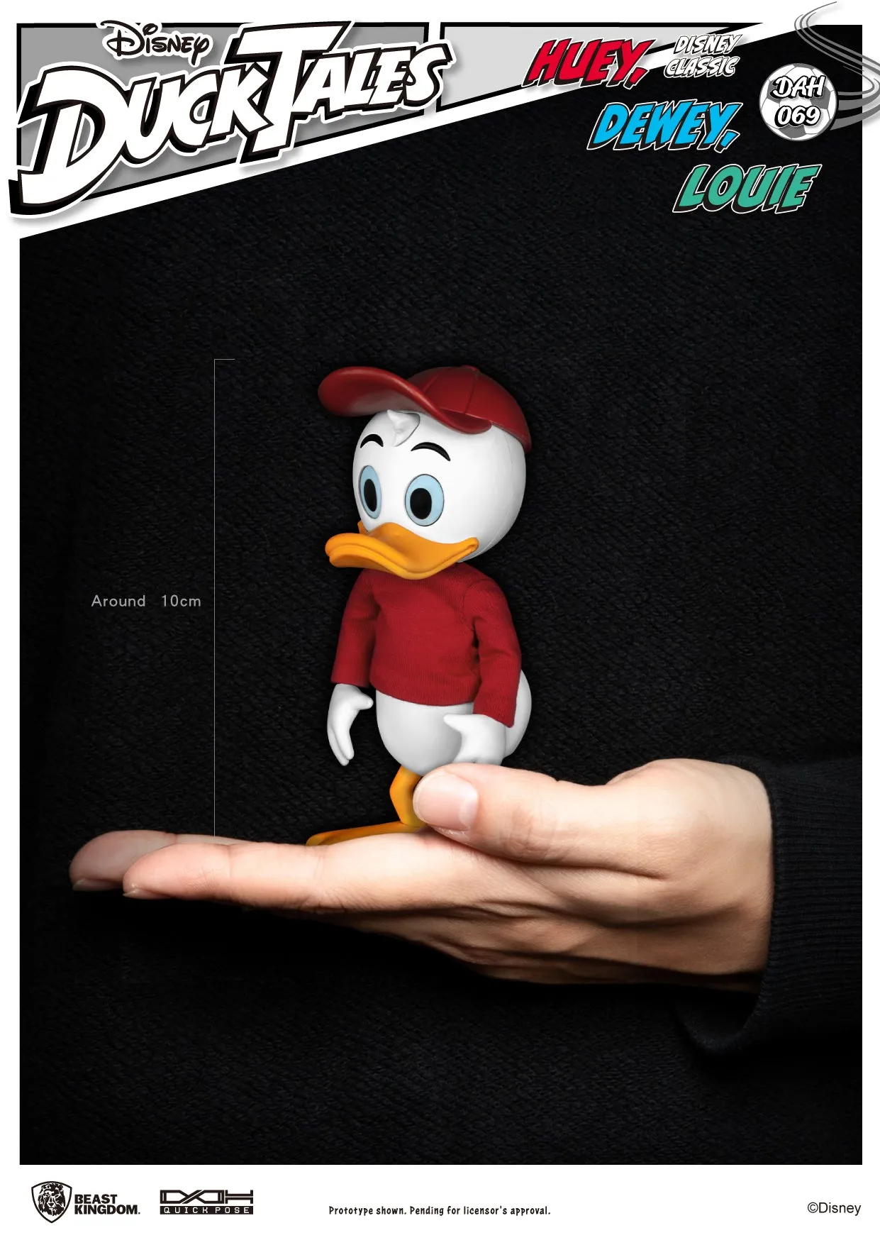 Beast Kingdom DAH-069 Disney DuckTales Huey Dewey Louie Dynamic 8ction Heroes Action Figures