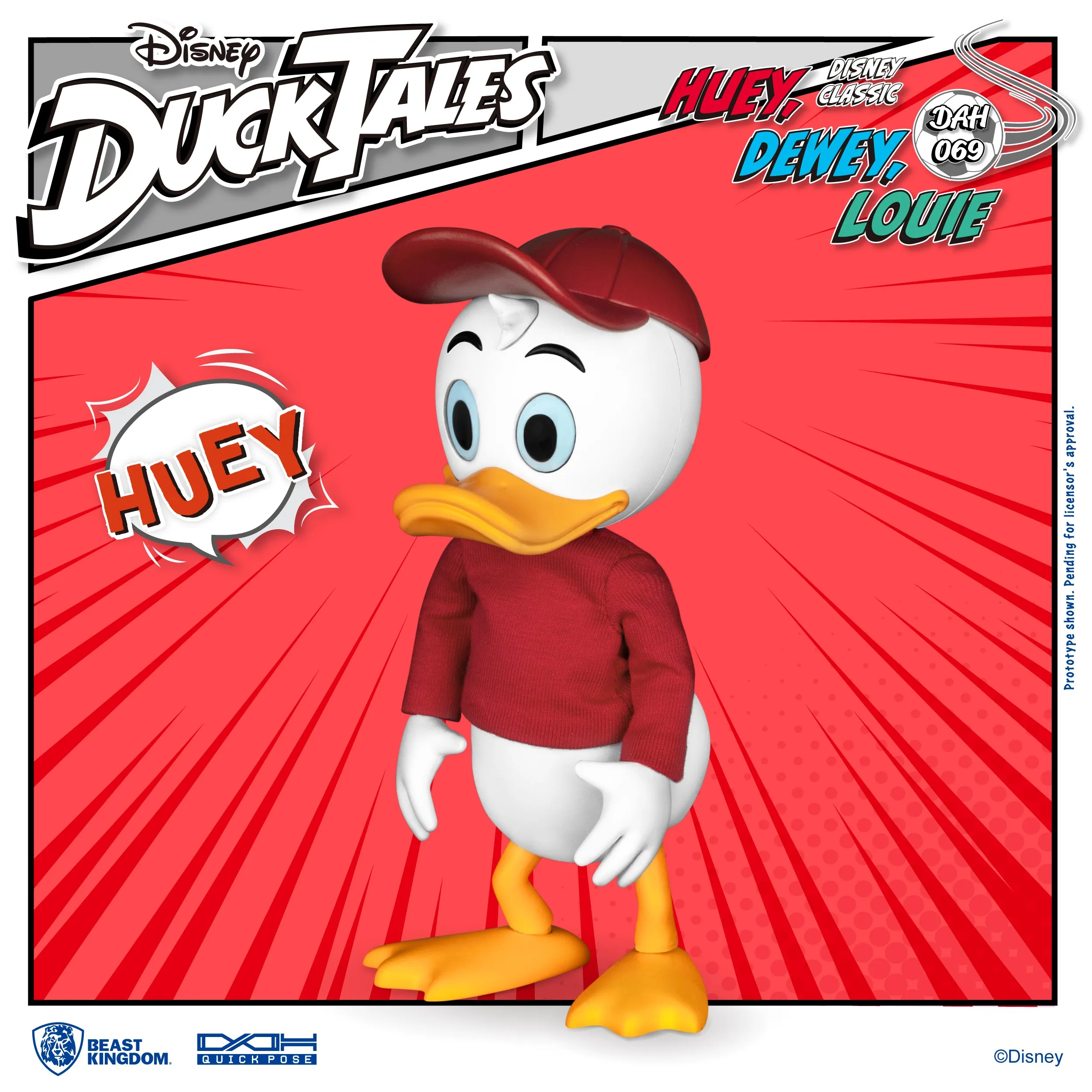 Beast Kingdom DAH-069 Disney DuckTales Huey Dewey Louie Dynamic 8ction Heroes Action Figures