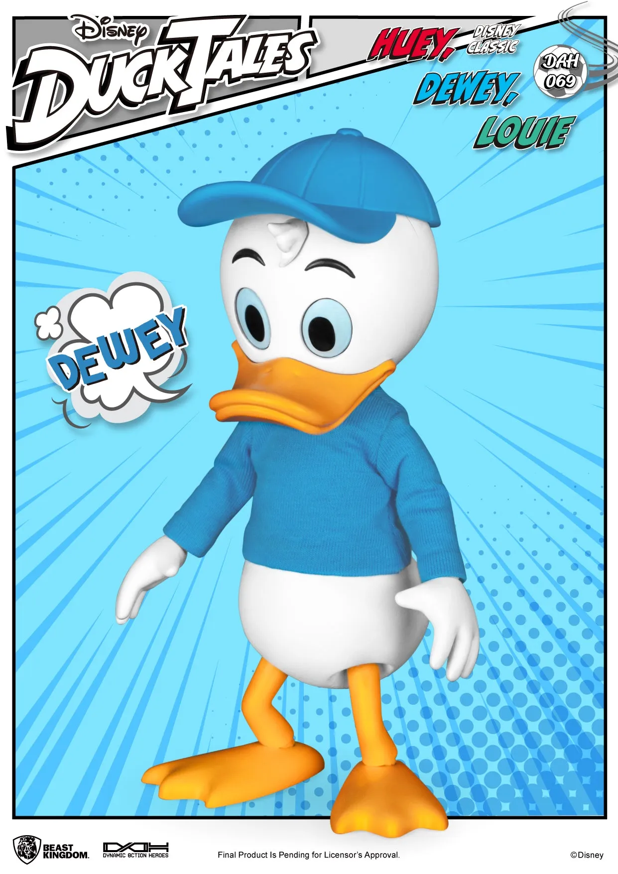 Beast Kingdom DAH-069 Disney DuckTales Huey Dewey Louie Dynamic 8ction Heroes Action Figures