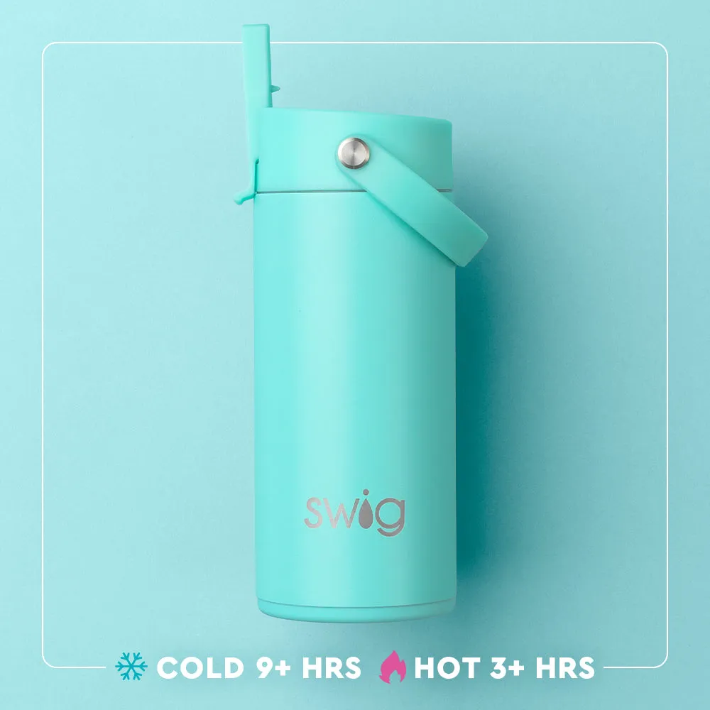 Blue Tide Flip   Sip Slim Tumbler 12oz