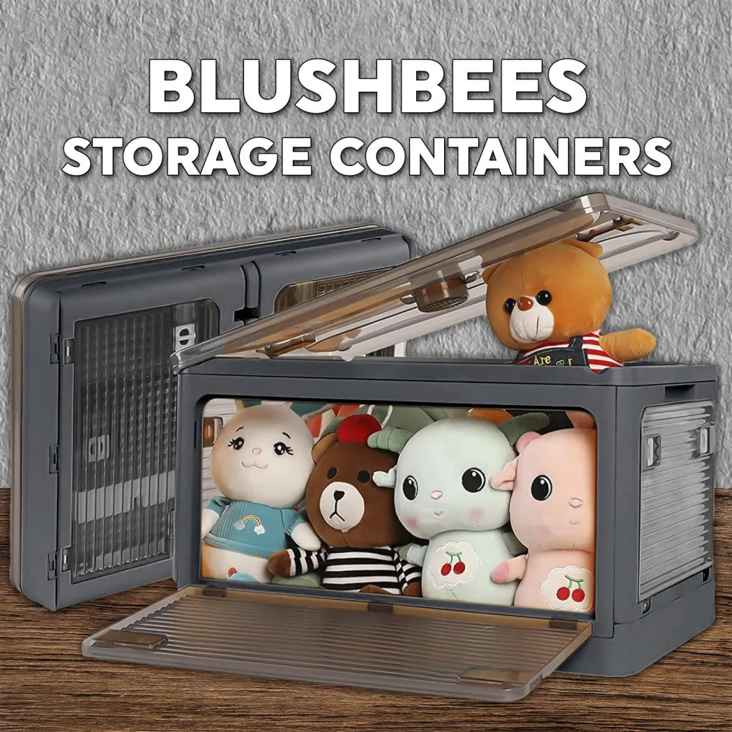 BlushBees® Storage Containers, For Clothes, Blankets, Kitchen Items, with 4 Wheels
