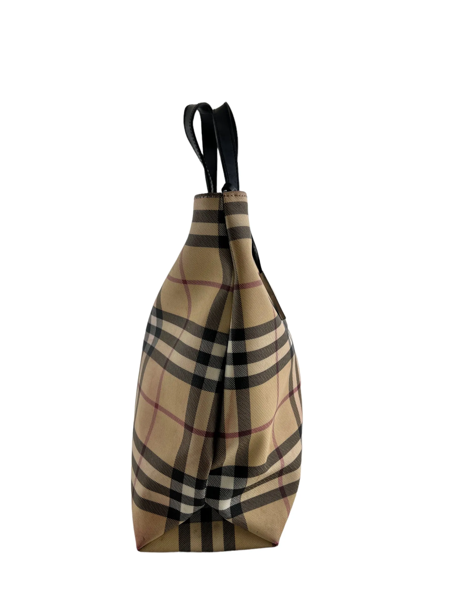 Burberry Classic Nova Checked Canvas Tote
