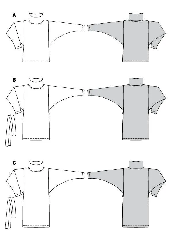 Burda 6074 Top, Dress Pattern
