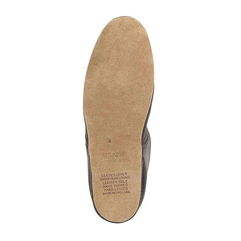 DRAPER PHILIP Sheepskin Slipper BLACK