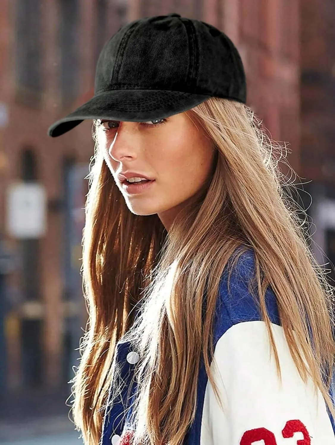 Edoneery Men Women Baseball Cap-Low Profile Adjustable Washed Cotton Golf Dad Hat