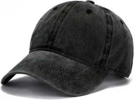 Edoneery Men Women Baseball Cap-Low Profile Adjustable Washed Cotton Golf Dad Hat