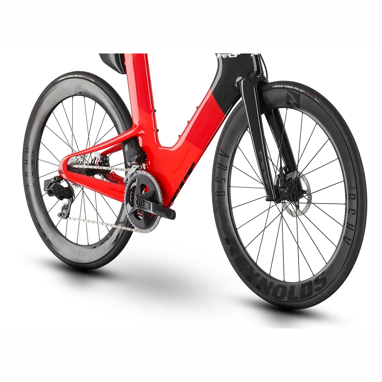 Felt IAX Advanced Rival Etap AXS, Time Trail Bike, Gloss Hibiscus Red