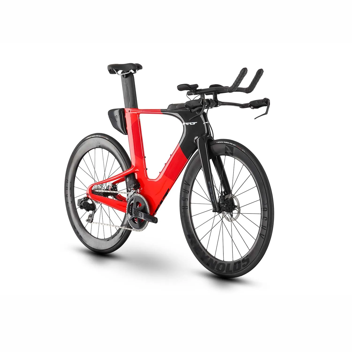 Felt IAX Advanced Rival Etap AXS, Time Trail Bike, Gloss Hibiscus Red