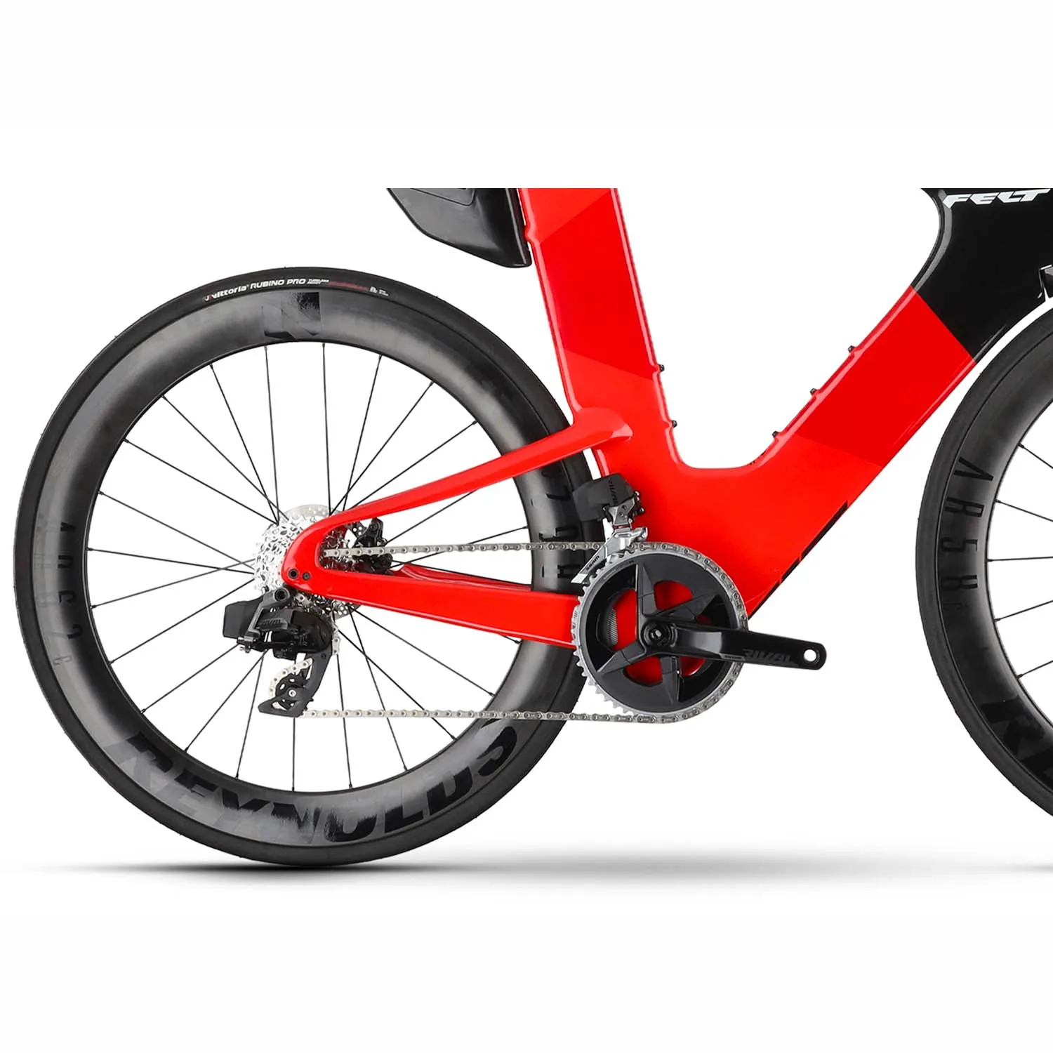 Felt IAX Advanced Rival Etap AXS, Time Trail Bike, Gloss Hibiscus Red