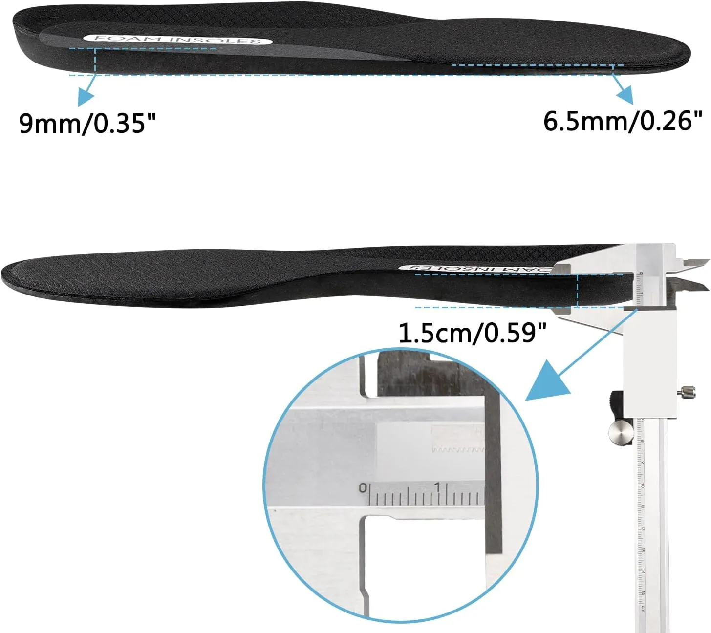 Foam Insole for Skechers Shoes, Replacement Inserts for Men's and Women's Sneakers