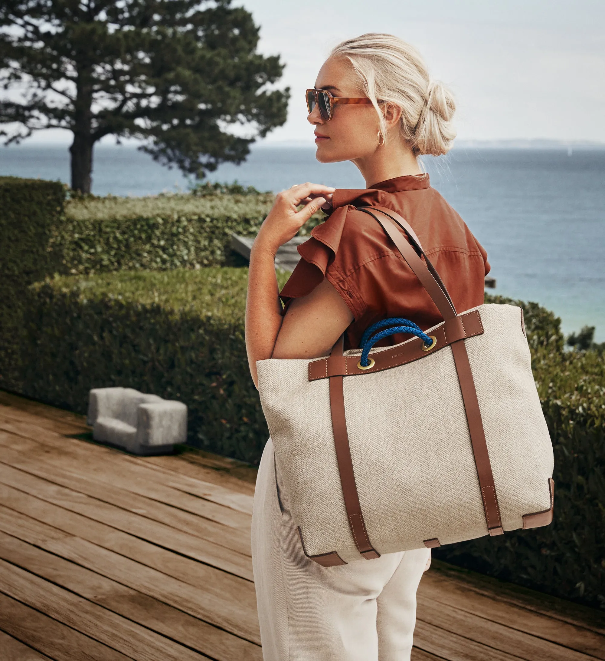 M/S Lakeside - Grand Herringbone/Cuoio