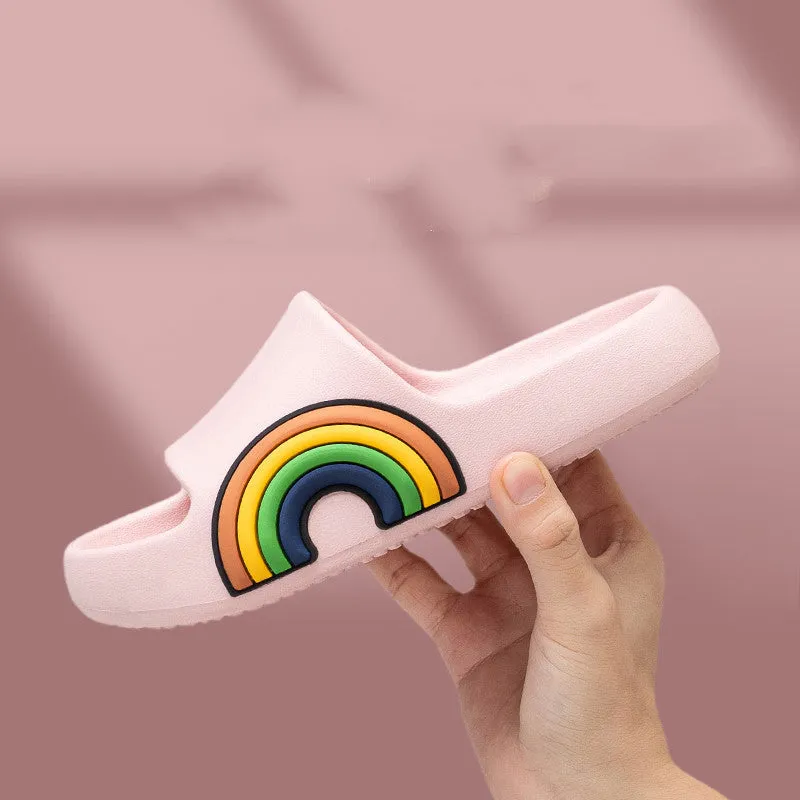 Rainbow Slipper Slides for Girls