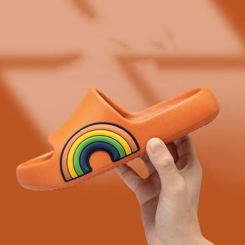 Rainbow Slipper Slides for Girls