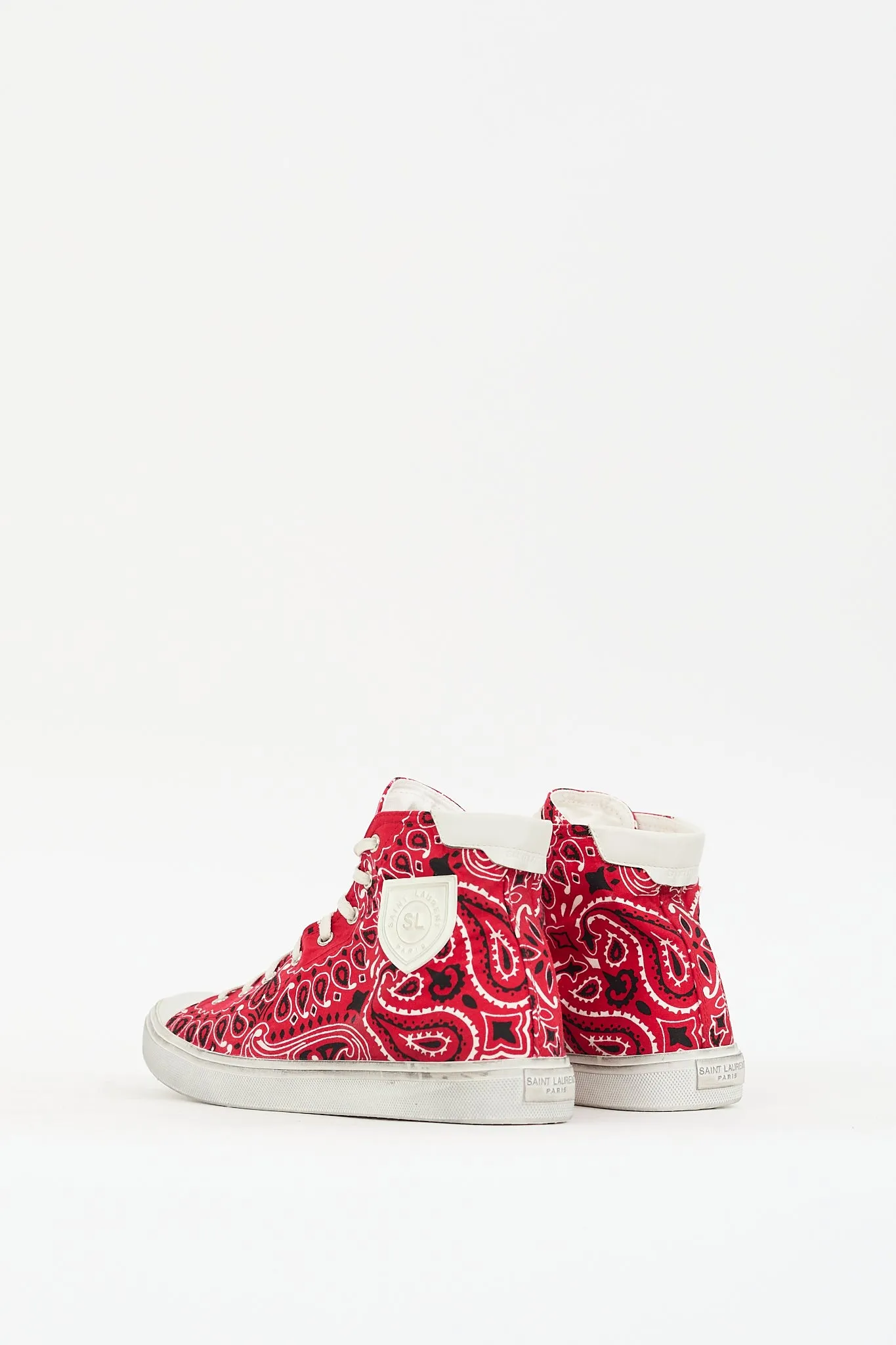 Red Canvas Bedford Bandana Sneaker