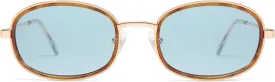 Retro Oval Sunglasses for Women Men Trendy Round Y2k Sunnies AP3681