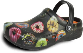 VANGELO Professional Slip Resistant Clog Waterproof Men Work Nurse Shoe Chef Shoe Ritz Black Lime White Multicolor