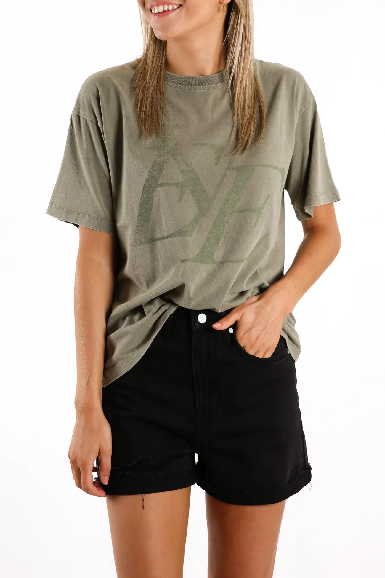 Vintage Eve Tee Khaki
